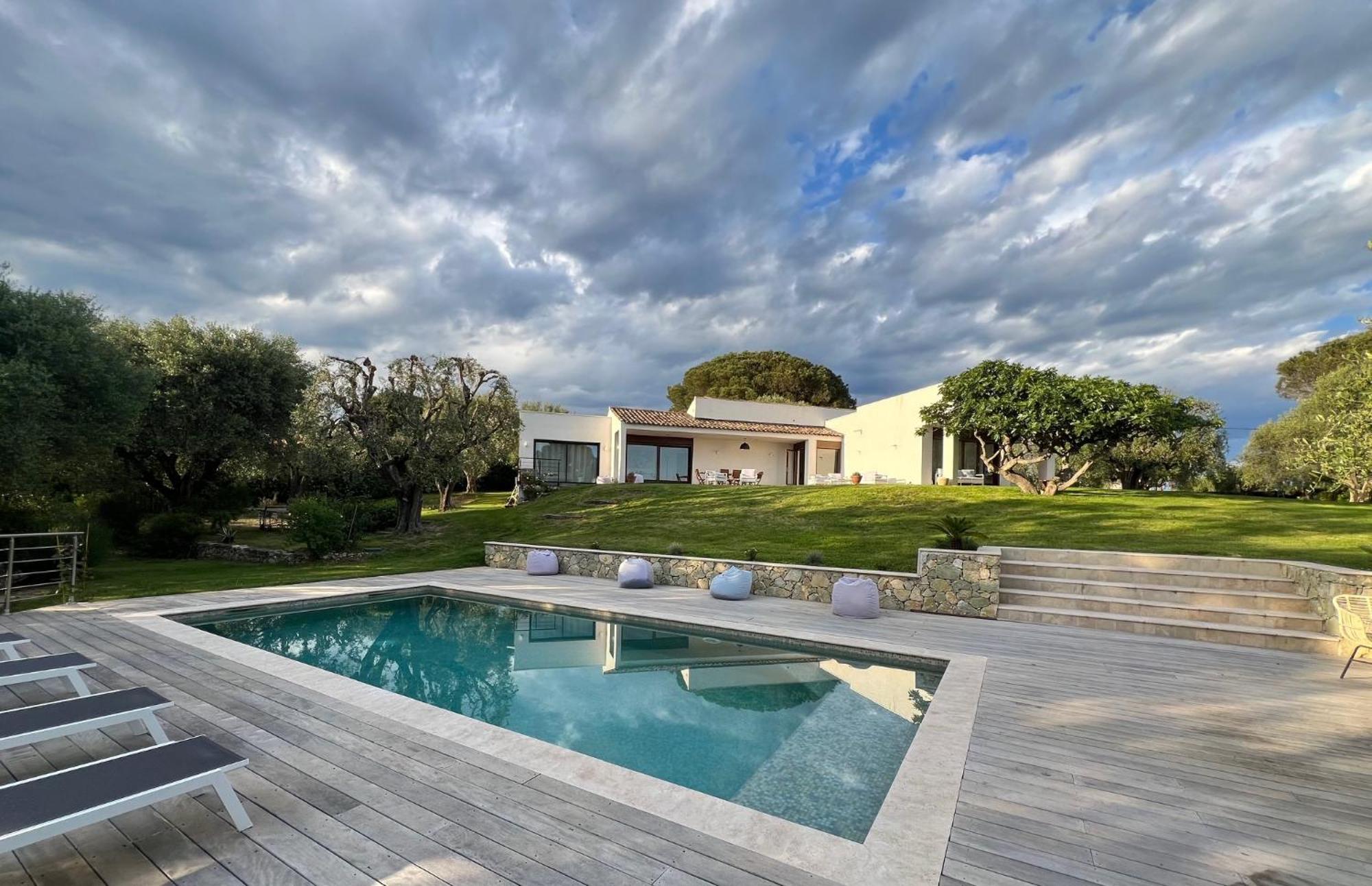 Magnifique Villa Moderne Avec Piscine La Gaude Exterior photo